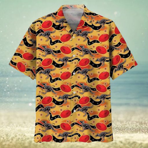 Football Lover Aboriginal Pattern Hawaiian Shirt