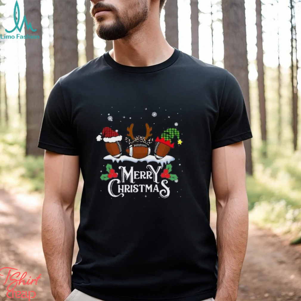 Football, Merry Christmas Unisex Baseball T Shirt Football, Merry Christmas Unisex Baseball T Shirt