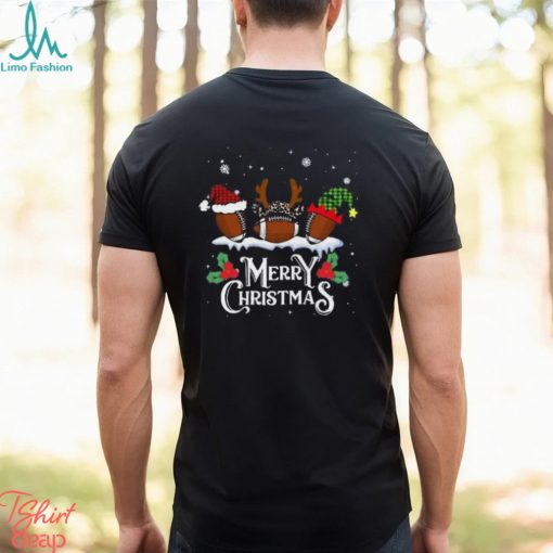 Football, Merry Christmas   Unisex Baseball T Shirt