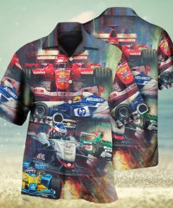 For mula O ne Car Racing Am azing Unstopp able Hawaiian Shirt