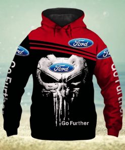 Ford Mustang Skull Pullover Hoodie