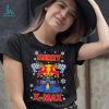 Grinch Hat Santa Hug Coffee FedEx Logo Christmas Shirt