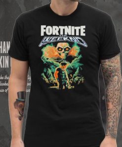 Fortnite x The Weeknd skull t shirt