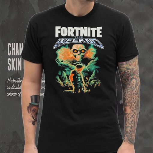 Fortnite x The Weeknd skull t shirt