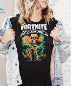 Fortnite x The Weeknd skull t shirt
