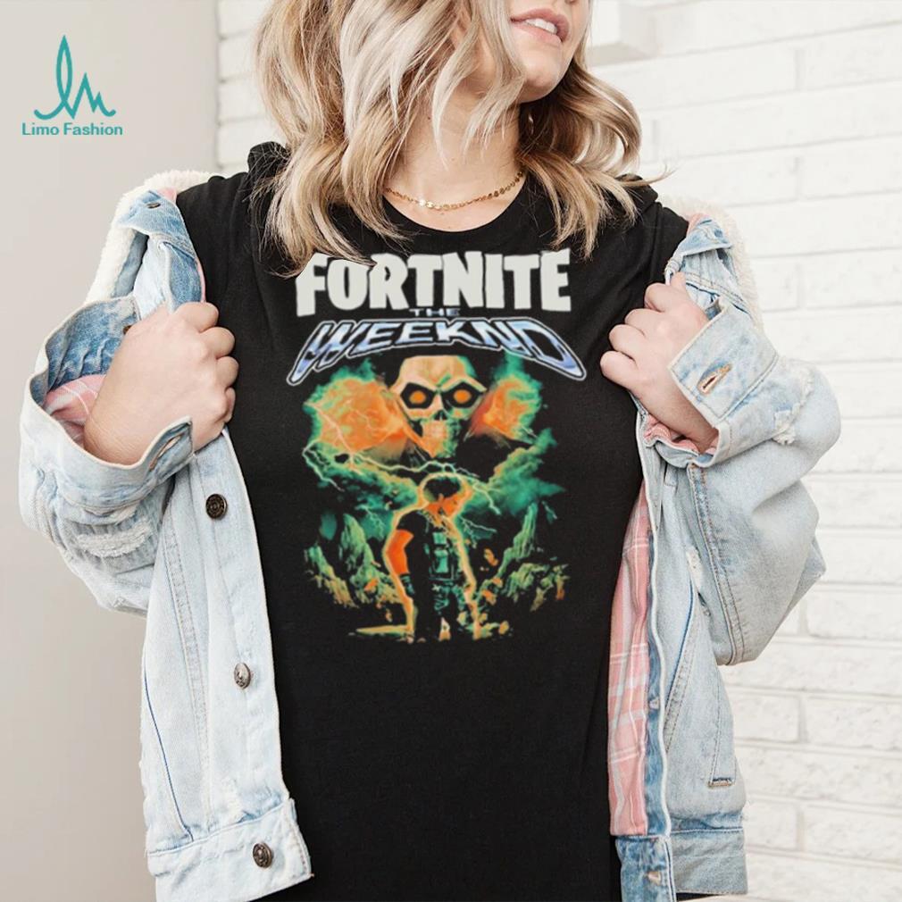 Fortnite x The Weeknd skull t shirt Fortnite x The Weeknd skull t shirt