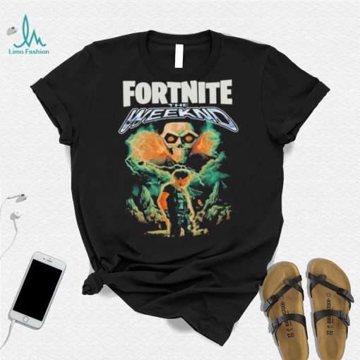 Fortnite x The Weeknd skull t shirt