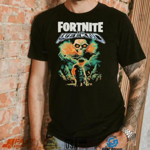 Fortnite x The Weeknd skull t shirt