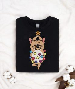 French Bulldog Yoga Merry Christmas T Shirt