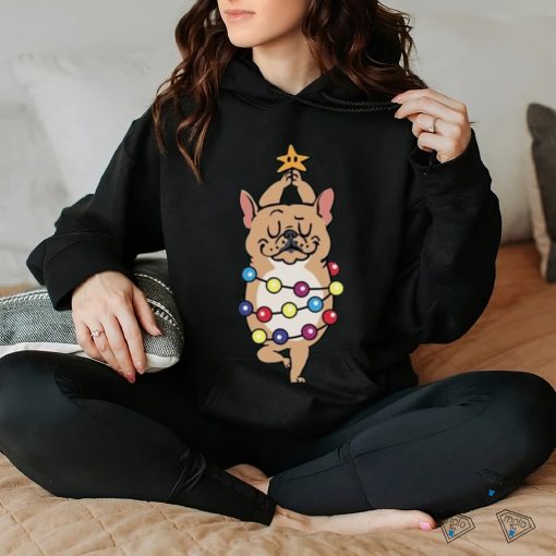 French Bulldog Yoga Merry Christmas T Shirt