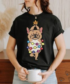 French Bulldog Yoga Merry Christmas T Shirt