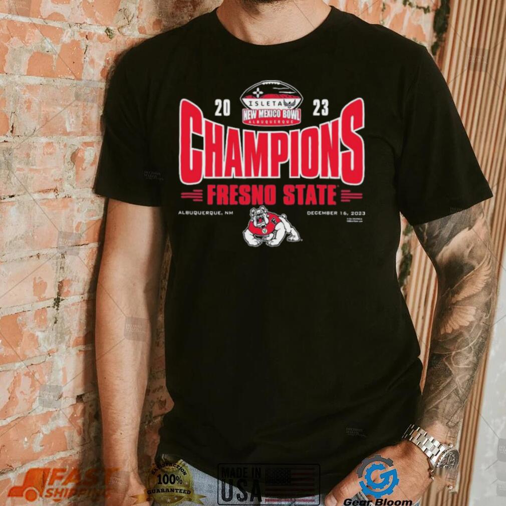 Fresno State Bulldogs 2023 Isleta New Mexico Bowl Bowl Champions Shirt Fresno State Bulldogs 2023 Isleta New Mexico Bowl Bowl Champions Shirt