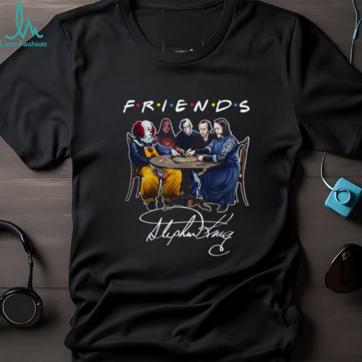 Friends Stephen King Horror Characters Signature T Shirt