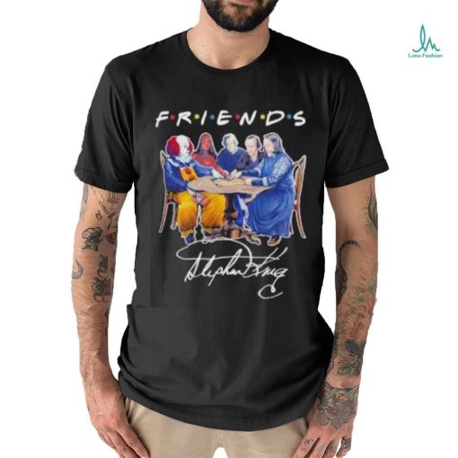 Friends Stephen King Horror Characters Signature T Shirt