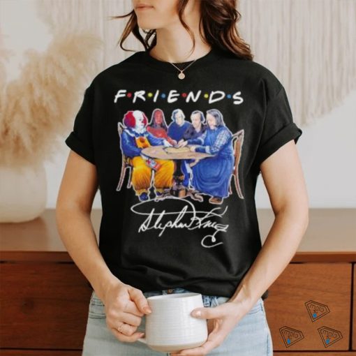 Friends Stephen King Horror Characters Signature T Shirt