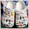 Cowboys Logo Pattern Custom Name Clogs