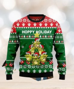 Frog Christmas Tree Ugly Christmas Sweater