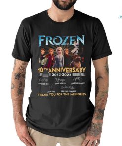 Frozen 10th 2013 2023 Thank You For The Memories T Shirt, hoodie, sweater, long sleeve and tank top Frozen 10th 2013 2023 Thank You For The Memories T Shirt