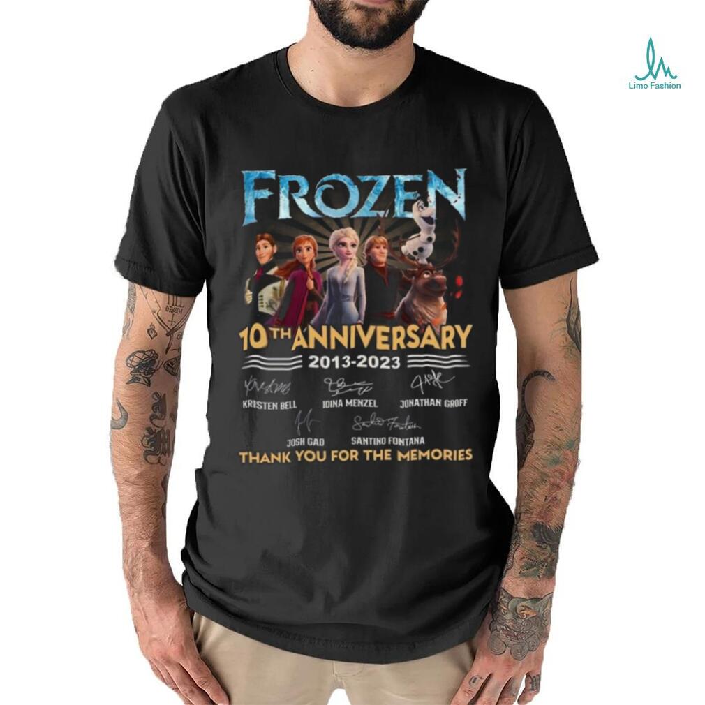 Frozen 10th 2013 2023 Thank You For The Memories T Shirt Frozen 10th 2013 2023 Thank You For The Memories T Shirt