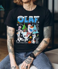Frozen Olaf Snowman Christmas Santa Hat I Like Warm Hugs Shirt, hoodie, sweater, long sleeve and tank top Frozen Olaf Snowman Christmas Santa Hat I Like Warm Hugs Shirt