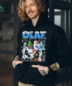 Frozen Olaf Snowman Christmas Santa Hat I Like Warm Hugs Shirt, hoodie, sweater, long sleeve and tank top Frozen Olaf Snowman Christmas Santa Hat I Like Warm Hugs Shirt