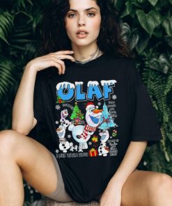 Frozen Olaf Snowman Christmas Santa Hat I Like Warm Hugs Shirt, hoodie, sweater, long sleeve and tank top Frozen Olaf Snowman Christmas Santa Hat I Like Warm Hugs Shirt