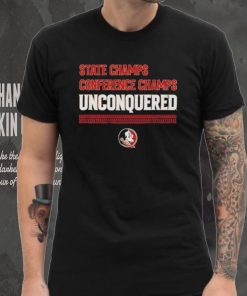 Fsu football unconquered state conference champs shirt