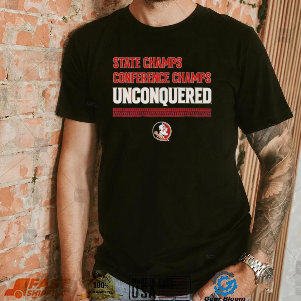 Fsu football unconquered state conference champs shirt Fsu football unconquered state conference champs shirt