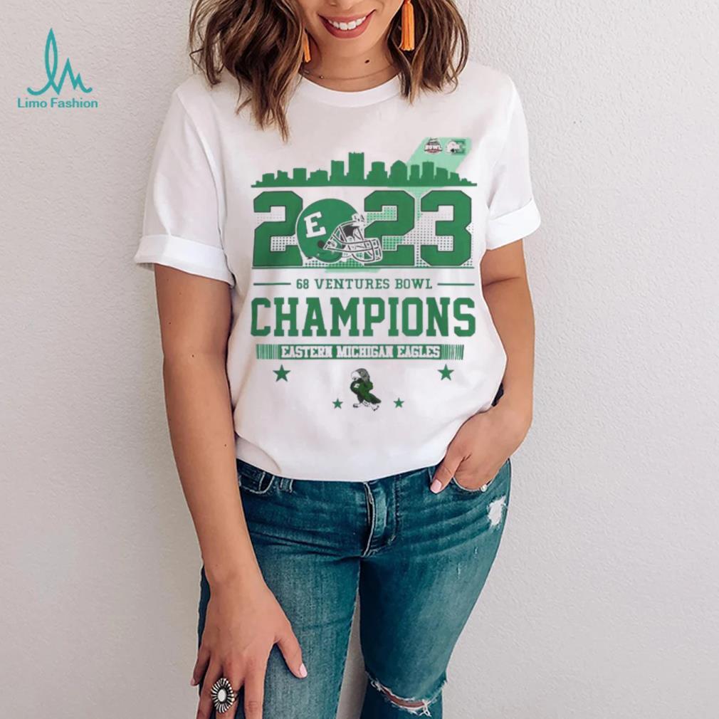 Funny 2023 Go Ventures Bowl Champions Eastern Michigan Eagles football shirt Funny 2023 Go Ventures Bowl Champions Eastern Michigan Eagles football shirt