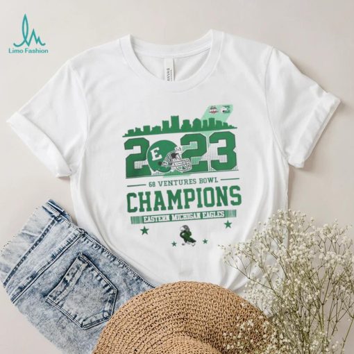 Funny 2023 Go Ventures Bowl Champions Eastern Michigan Eagles football shirt