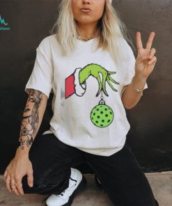Funny Christmas Pickleball Grinch Hand Shirt