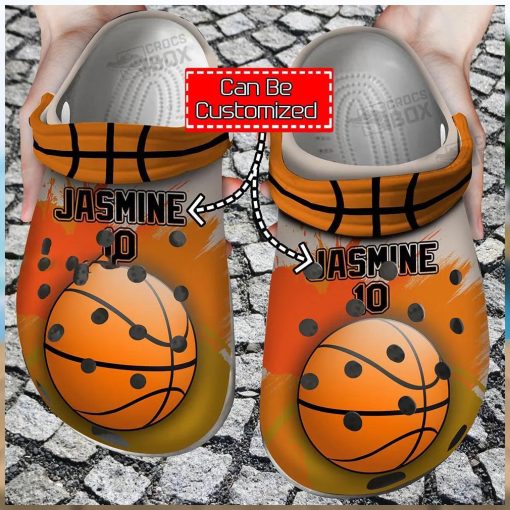 Funny Customized Is life Basketball Crocs