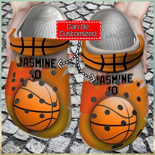 Funny Customized Is life Basketball Crocs