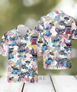 Funny Disney Stitch Hawaiian Shirt Beach Gift For Friend