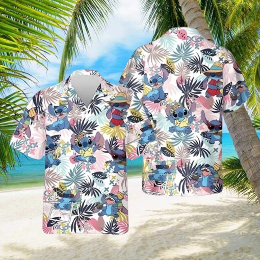 Funny Disney Stitch Hawaiian Shirt Beach Gift For Friend