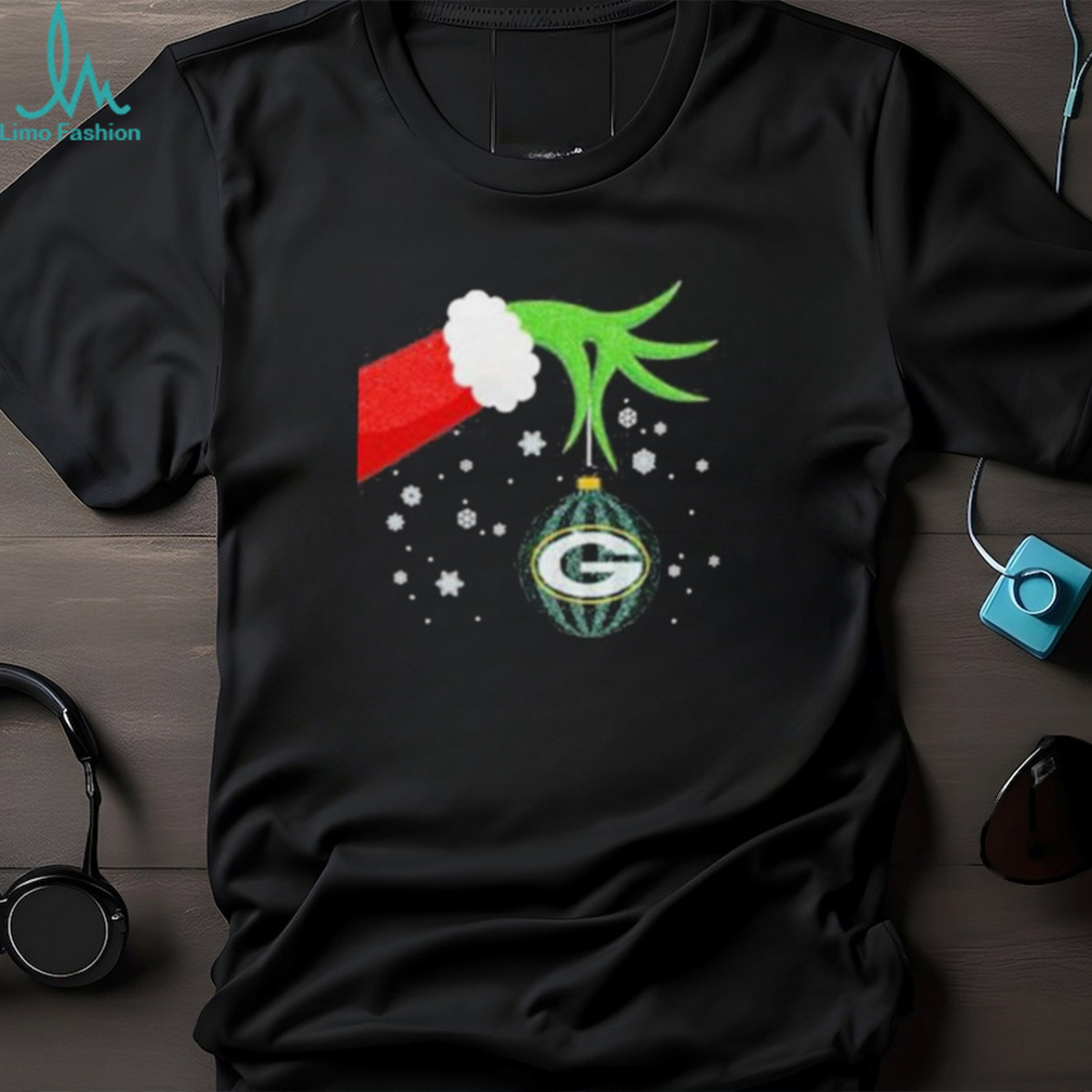 Funny Hand Grinch Christmas Ornament Green Bay Packers 2023 T Shirt Funny Hand Grinch Christmas Ornament Green Bay Packers 2023 T Shirt