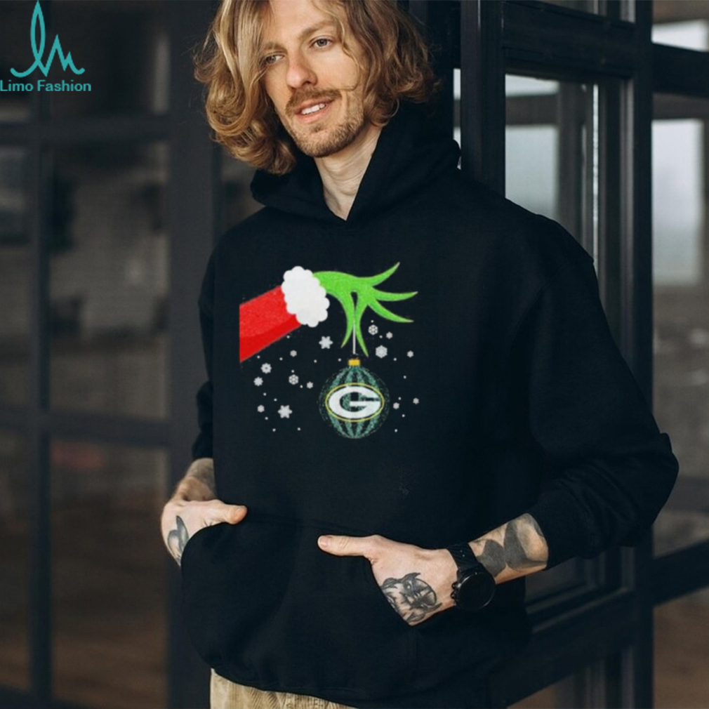 Funny Hand Grinch Christmas Ornament Green Bay Packers 2023 T Shirt Funny Hand Grinch Christmas Ornament Green Bay Packers 2023 T Shirt