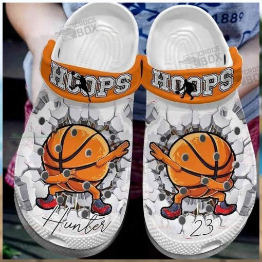 Funny Hoops Basketball Balls Crocs