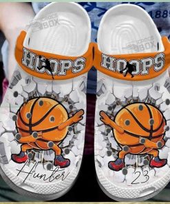 Funny Hoops Basketball Balls Crocs