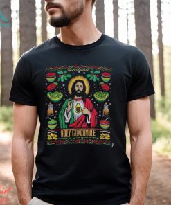 Funny Jesus Holy Guacamole Avocado Christmas T Shirt
