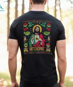 Funny Jesus Holy Guacamole Avocado Christmas T Shirt