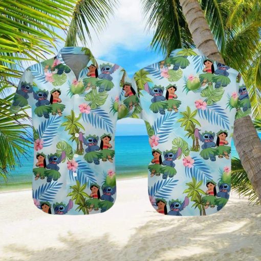 Funny Lilo And Stitch Hawaiian Shirt Disney Lovers Gift