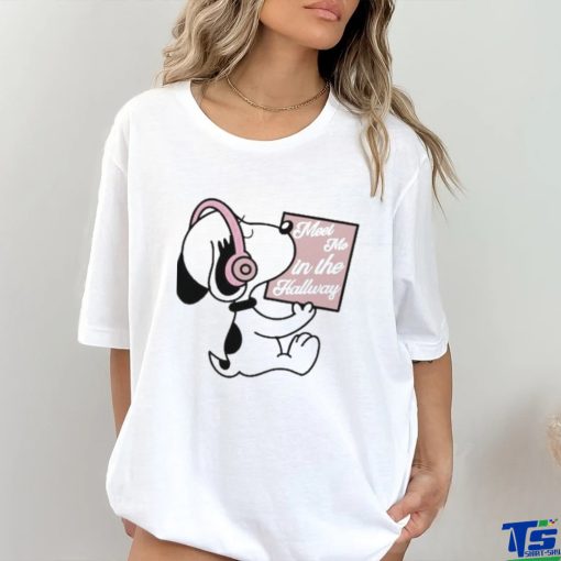 Funny Meet Me In The Hallway Snoopy Shirt