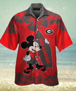 Funny Mickey NCAA Georgia Bulldogs UGA Hawaiian Shirt