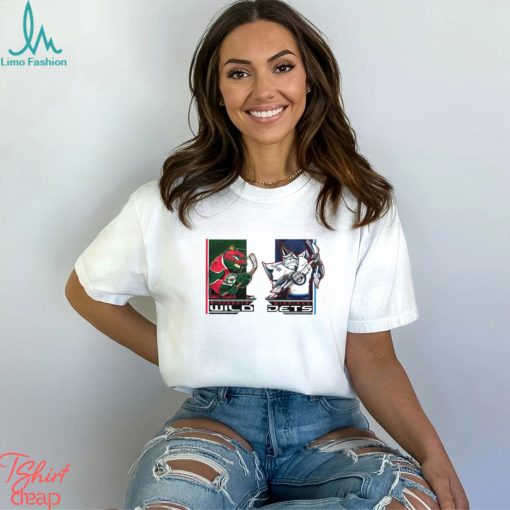 Funny Minnesota Wild VS Winnipeg Jets NHL Dec 31 2023 hockey shirt
