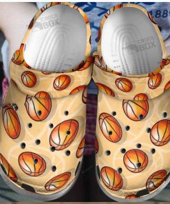 Funny Orange Basketball Crocs Toddlers