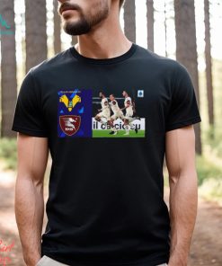Funny Salernitana VS Hellas Verona Serie A Dec 31 2023 soccer shirt