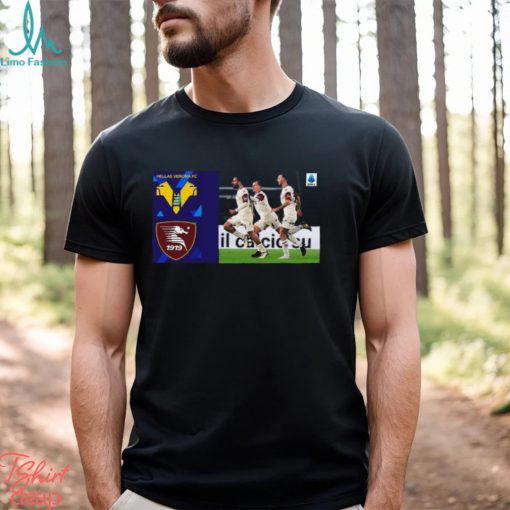 Funny Salernitana VS Hellas Verona Serie A Dec 31 2023 soccer shirt