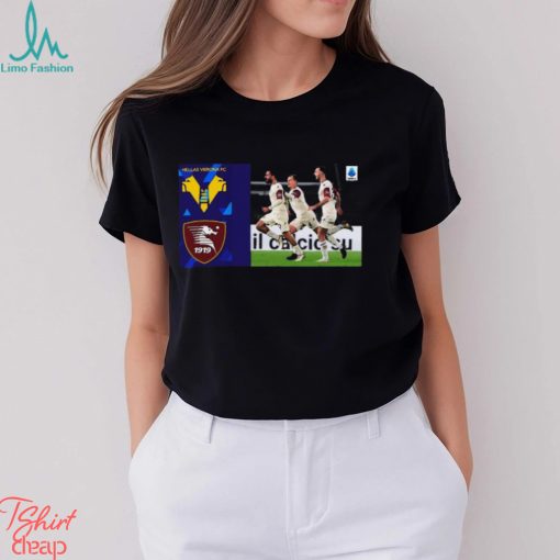 Funny Salernitana VS Hellas Verona Serie A Dec 31 2023 soccer shirt