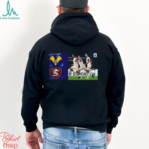 Funny Salernitana VS Hellas Verona Serie A Dec 31 2023 soccer shirt